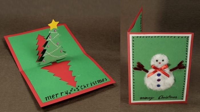 עיצוב כרטיס חג מולד משלך, גזור, הדבק