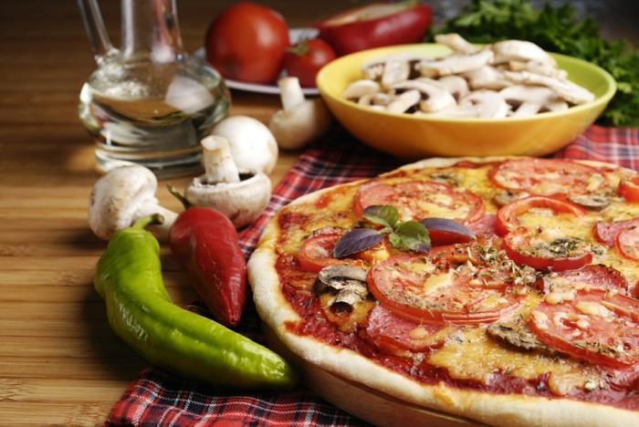 לרדת במשקל מבלי להרעיב ירקות פיצה