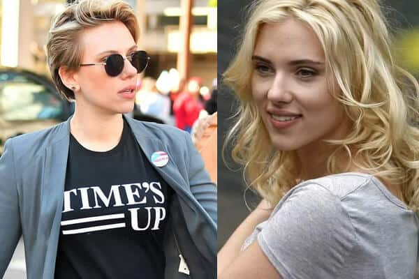 Immagini di celebrità senza trucco Scarlett Johansson