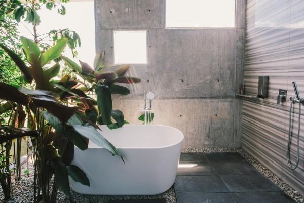 ריהוט אמבטיה אטרקטיבי אדריכלות מודרנית