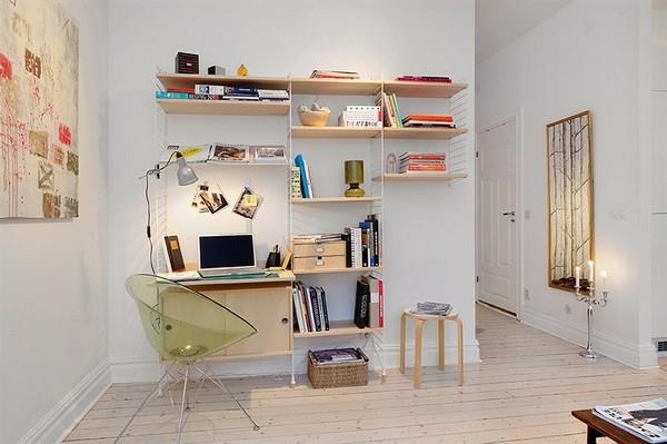 דירה-שולחן קטן-סקנדינבי-רעיון-עיצוב-פנים