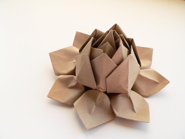 רעיונות למתנות יוצאי דופן פרח אוריגמי מתנות DIY