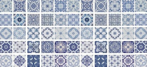 azulejo היסטוריה של אריחי פסיפס פורטוגל כחול