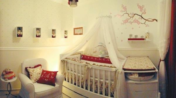 חדר לתינוק כיסוי כרית אדומה להגדיר ריהוט ריהוט לתינוקות