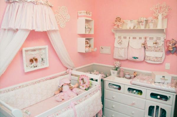 חדר תינוקות ורוד שלם