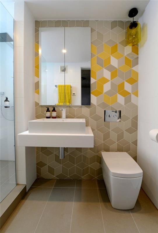 אריחי אמבטיה אריחי קיר צבעוניים ריצוף חדר אמבטיה קטן