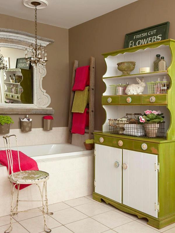 רעיונות לעיצוב חדרי אמבטיה בצבעי ארון בצבע ורוד