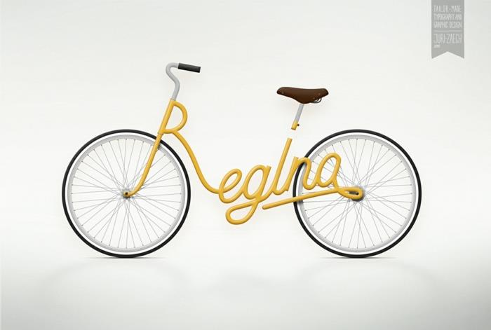 רעיון חיתוך מיוחד חבר אופניים כותרת viktoria רווק צהוב ישן