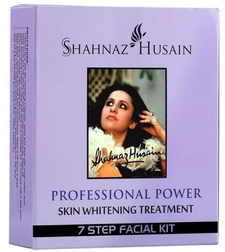 Shahnaz Husain Kit facial de tratamiento blanqueador de piel de 7 pasos