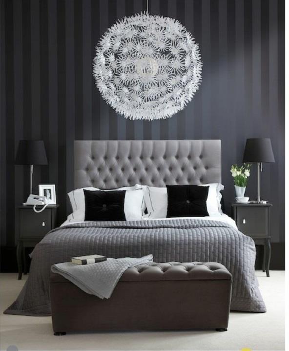 מיטת מיטה צבעי קיר מודרניים מרופדים
