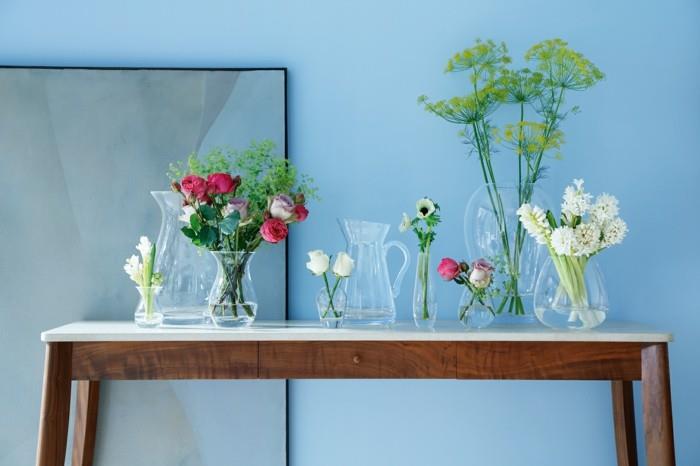 אגרטל פרחים ורדים זכוכית מוכתמים ביד פרחי שמיר lsa בינלאומי