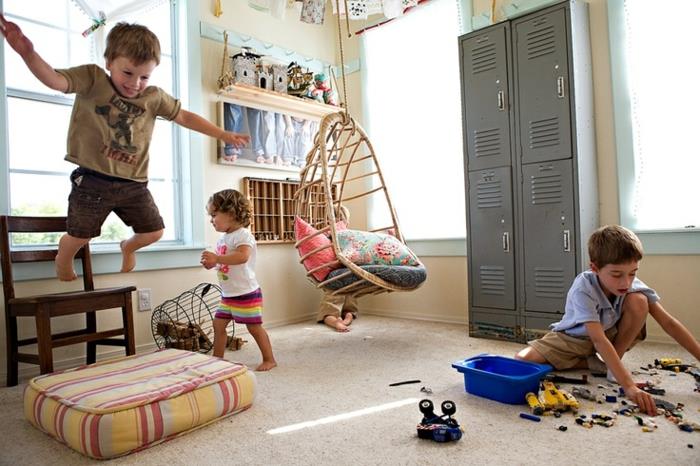 כריות מושב הרצפה בחדרי ילדים מקשטות רעיונות חיים יפים