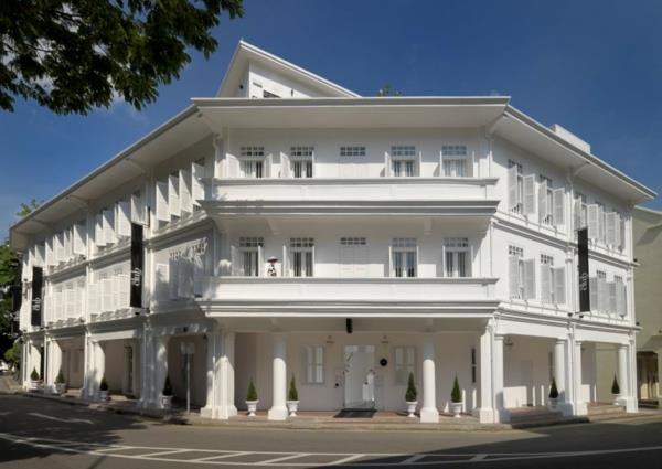סינגפור מלון עיצוב חיצוני מודרני לבן