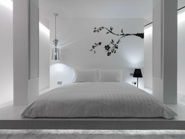 מלון סינגפור, חדר שינה מודרני בעיצוב לבן