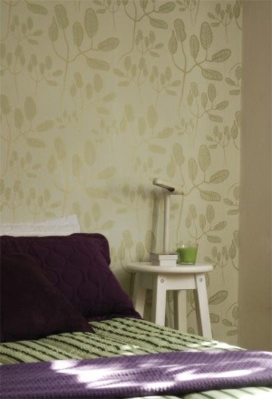 רעיונות מגניבים לרעיונות עיצוב צבעי חדר שינה עיצוב טפטים פרחוניים