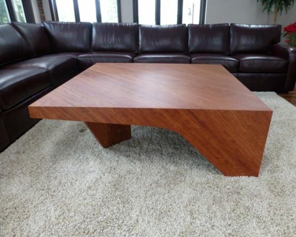 שולחן קפה מעץ מלא ריהוט עץ מלא שולחנות סלון