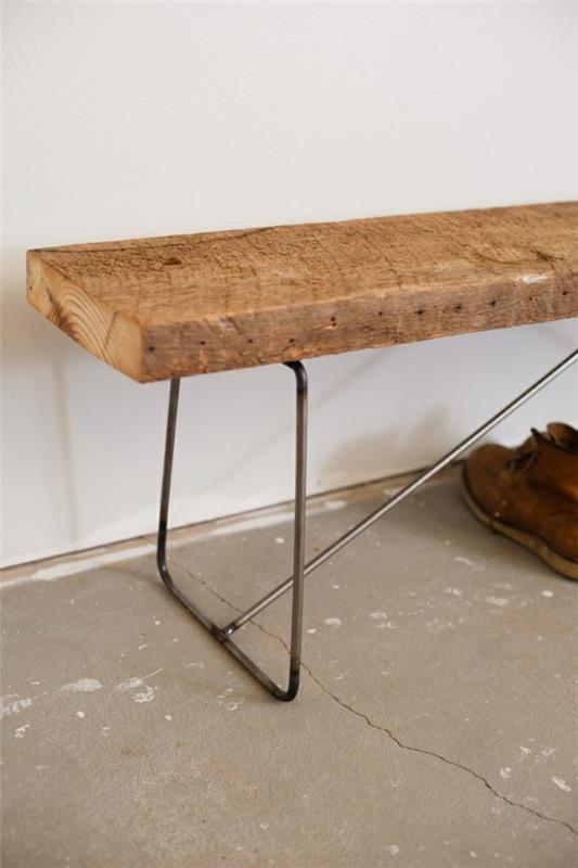 שולחן קפה מעץ מלא רהיטי עץ מלא