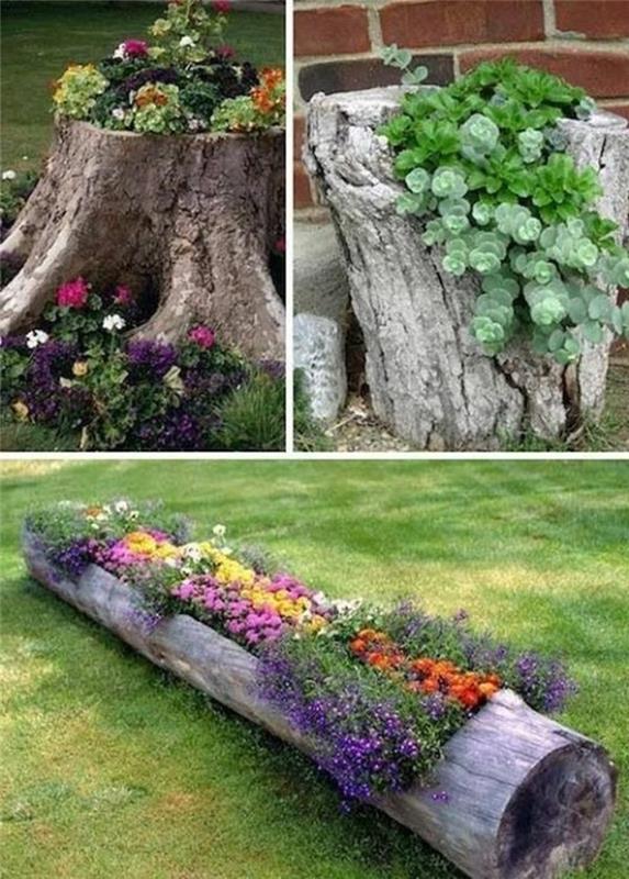 רעיונות לקישוט עשה זאת בעצמך רעיונות לקישוט גינה פרחים גדילי צמחים