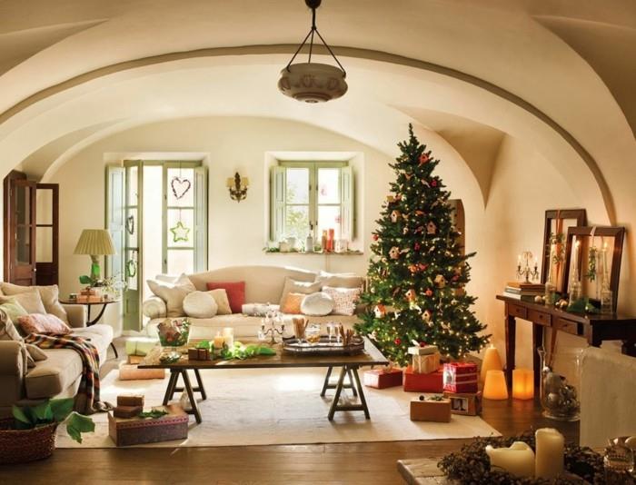 קישוט לחג המולד רעיונות יפים לסלון