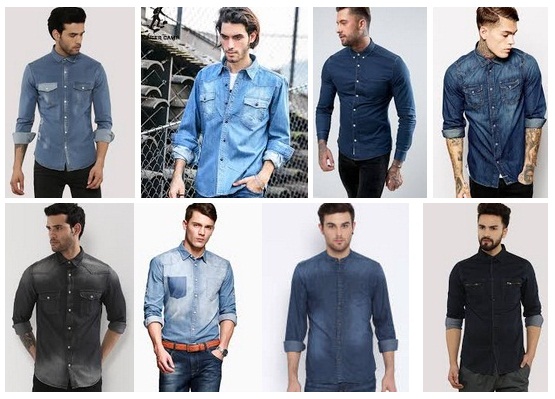 25 últimas camisas de mezclilla para hombres en la moda