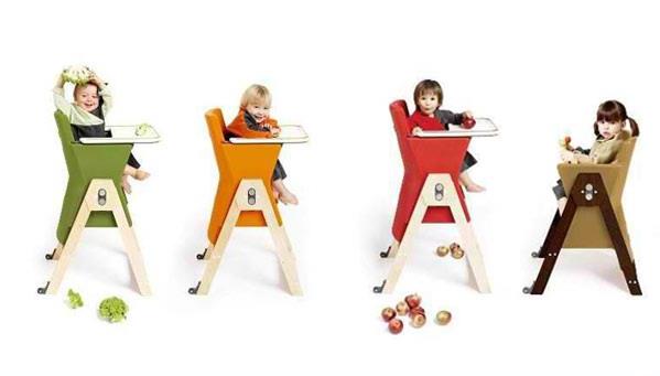 רהיטי ילדים מעוצבים כסאות גבוהים לתינוקות כסאות ילדים צבעוניים