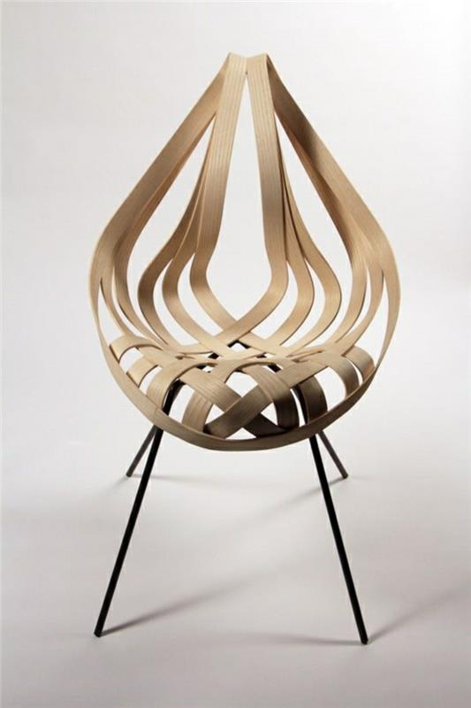 רהיטי מעצבים עתיד של עיצוב כיסא מדף קיר