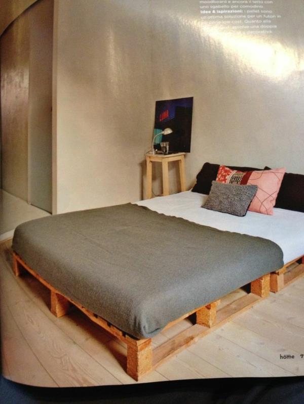רעיונות DIY בונים מיטה מסוגננת ממשטחים