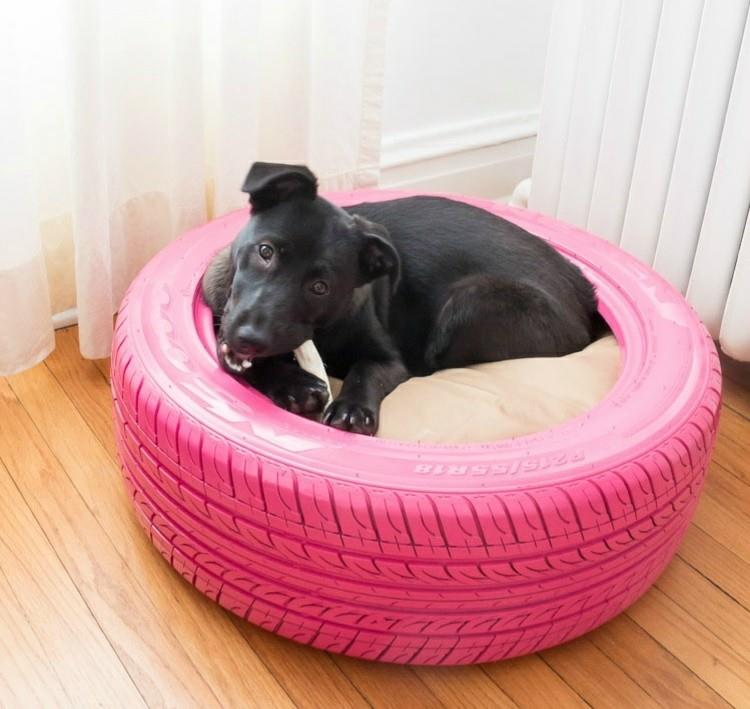פרויקטים עשויים עם מיטת כלבים צמיגים