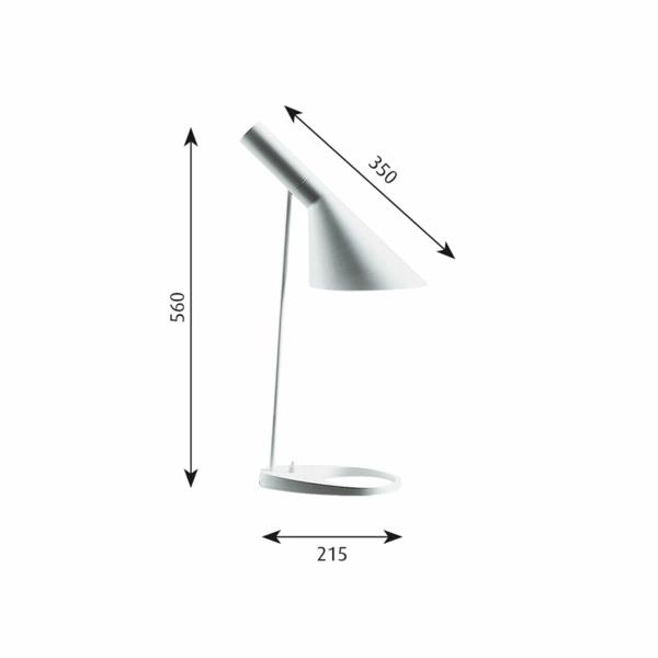 ריהוט עיצוב דני Arne Jacobsen aj מידות מנורה