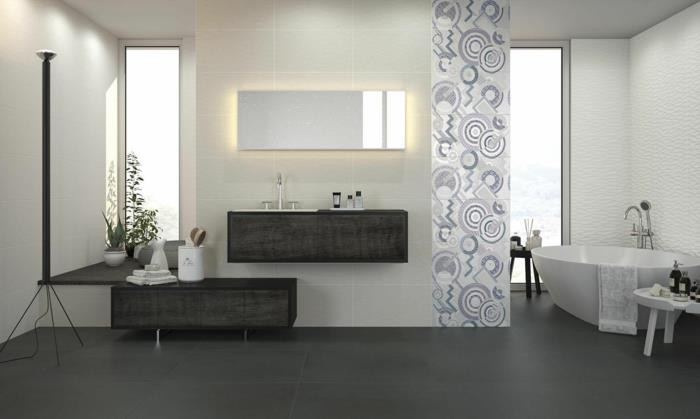 דוגמאות ריהוט עיצוב קיר אמבטיה cevisama baikal
