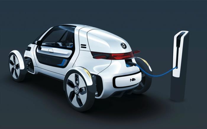 מכונית חשמלית חשמל פולקסווגן עיצוב עתידני
