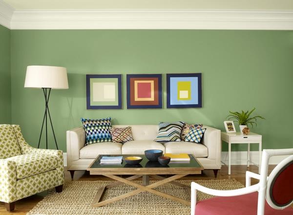 צבעים רעיונות עיצוב קיר חלון קיר ירוק