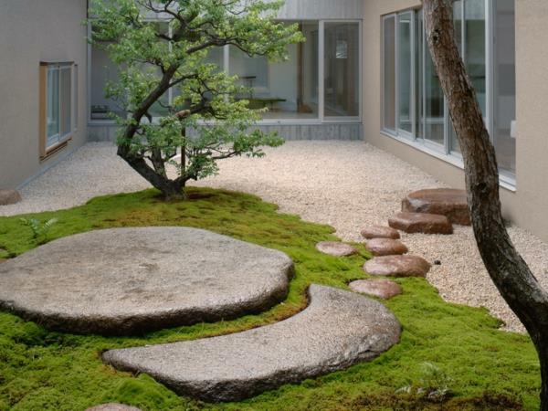 עיצוב גן פנג שואי לוחות אבן חצר חצר