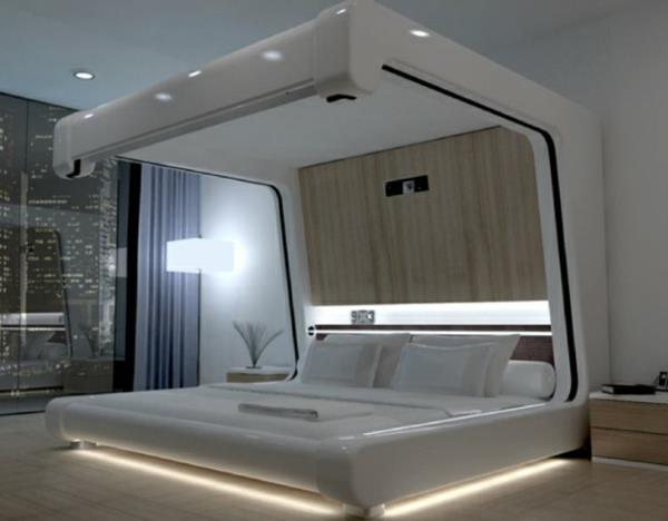 חדר שינה עתידני כמו בחללית