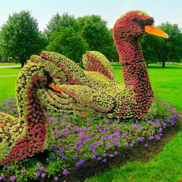 דמויות גן ברווז מונטריאל הגן הבוטני