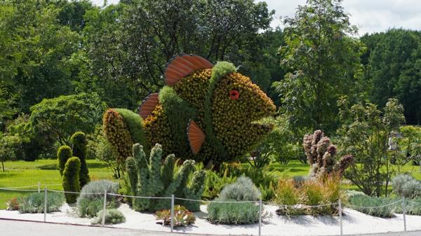 פסלי גן דגי אמנות גן