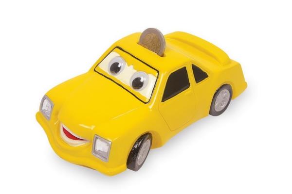 חסוך כסף קופסאות כסף מצחיקות עיצובים מכונית צהובה
