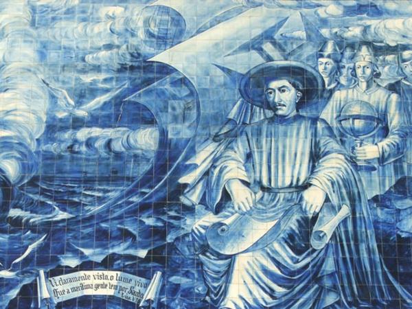 היסטוריה של תמונות פורטוגל אריחי פסיפס azulejo אמנות