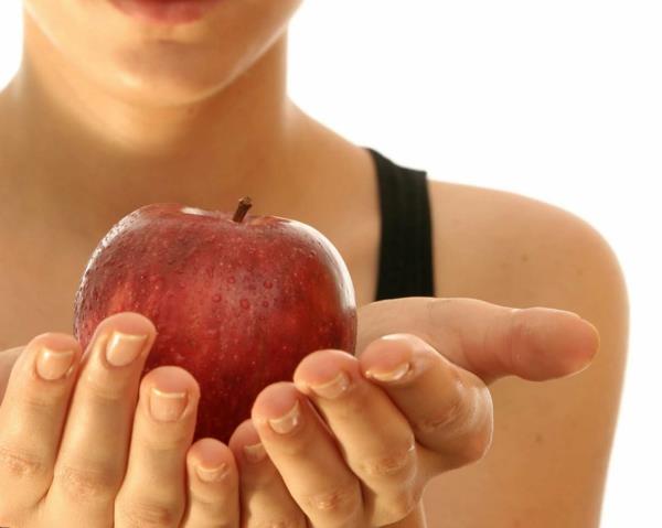 ירידה בריאה יותר במשקל תפוח אדום