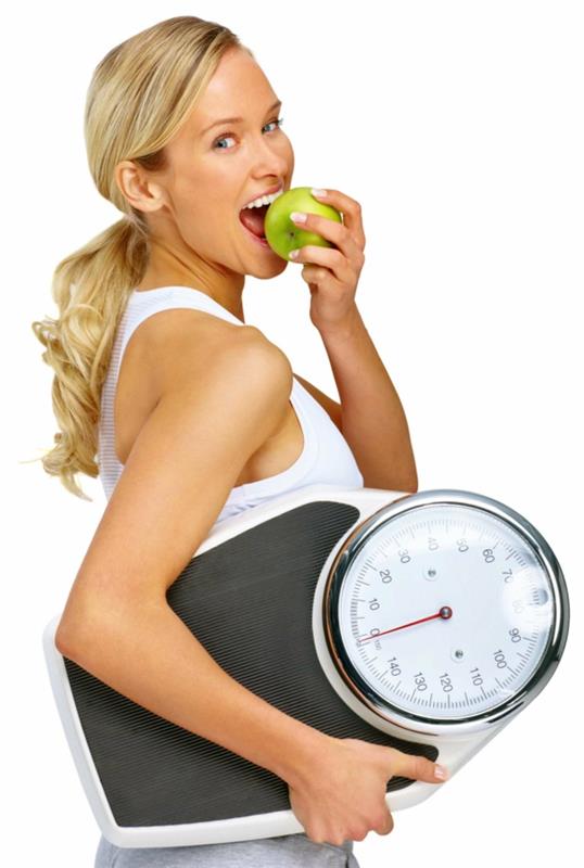 ירידה בריאה יותר במשקל תפוחים