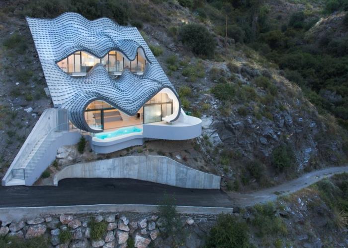 בית ליד הים קנה דרקון אדריכלות מודרנית נדל
