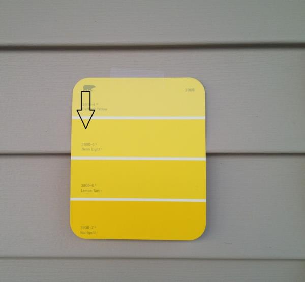 חזיתות הבית צבעים צבע צהוב עיצוב רעיונות בחירת צבעים