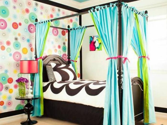וילון מיטת אפיריון מיטה לחופה מחיצת חדרים בצבע