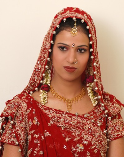 maquillaje de novia hindú