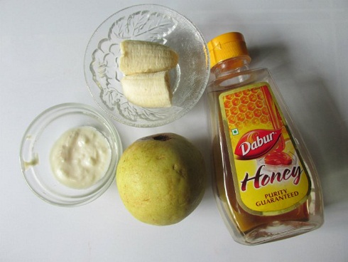 Paquete facial de miel de guayaba y plátano