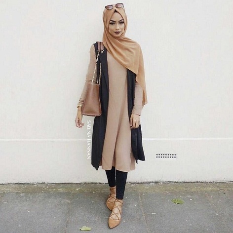 Hijab para cara de mejilla regordeta