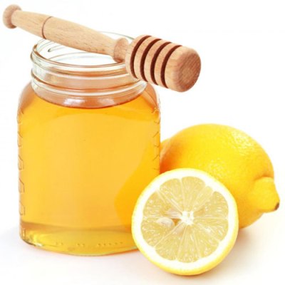 Suero de labios de miel de limón