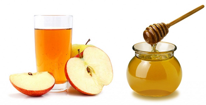 Aceto di mele e miele per la forfora