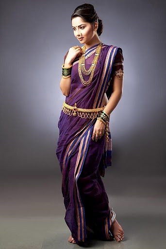 Formas únicas de usar un sari 8