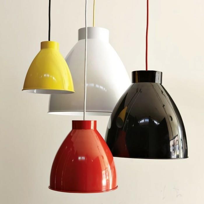 מנורות תלויות מנורות תעשייתיות בצבעים שונים
